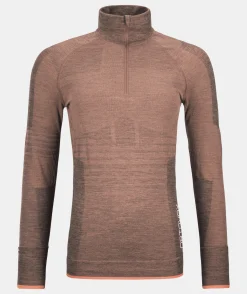 230 Comp Zip Neck W Bloom