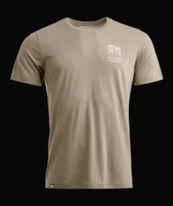 150 Cool Mtn Mission Tee Grey Sand