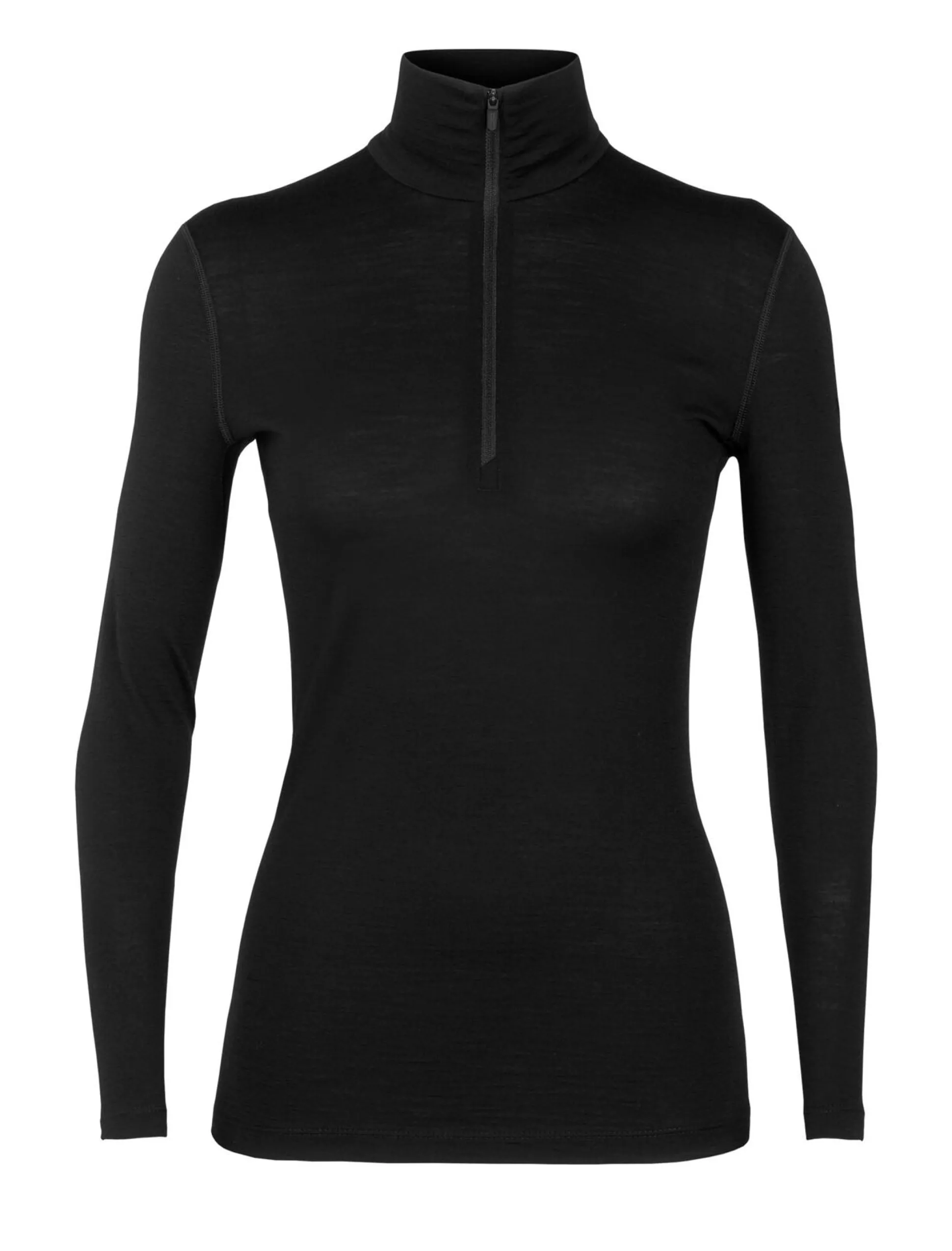 200 Oasis LS Half Zip W Black