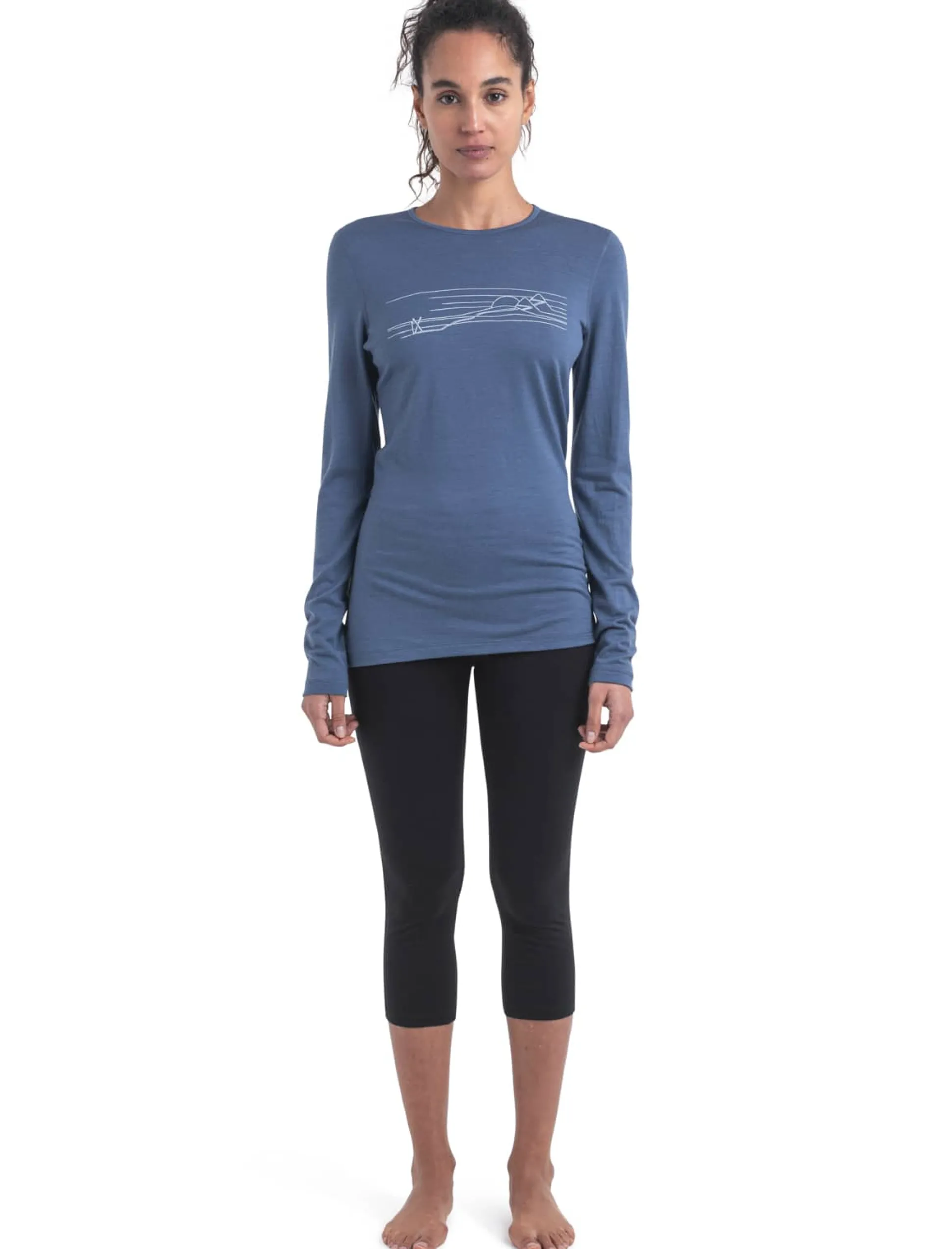 200 Oasis LS Ski Stripes W Dawn