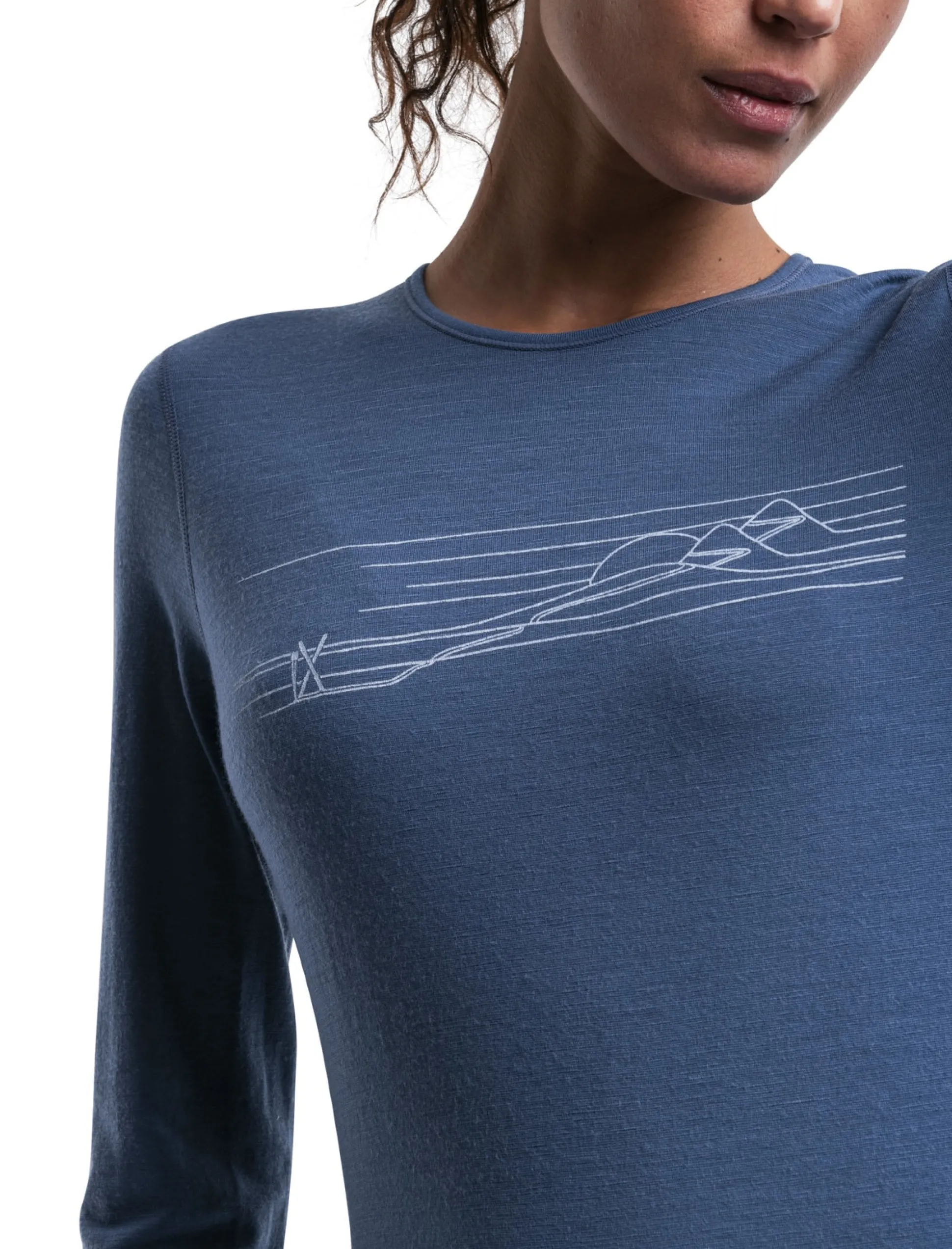 200 Oasis LS Ski Stripes W Dawn