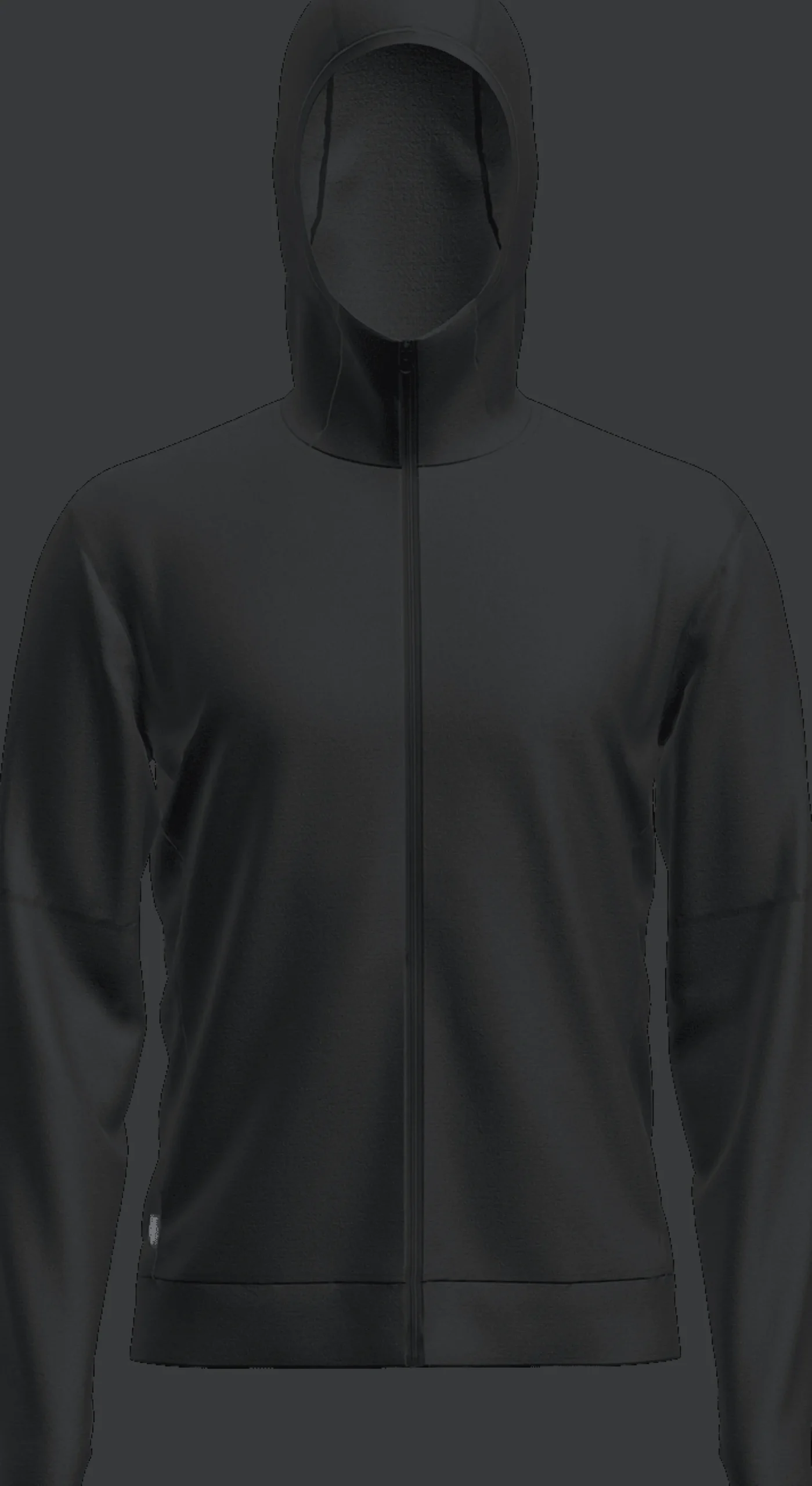 360 Realfleece Elemental LS Ziphood Black