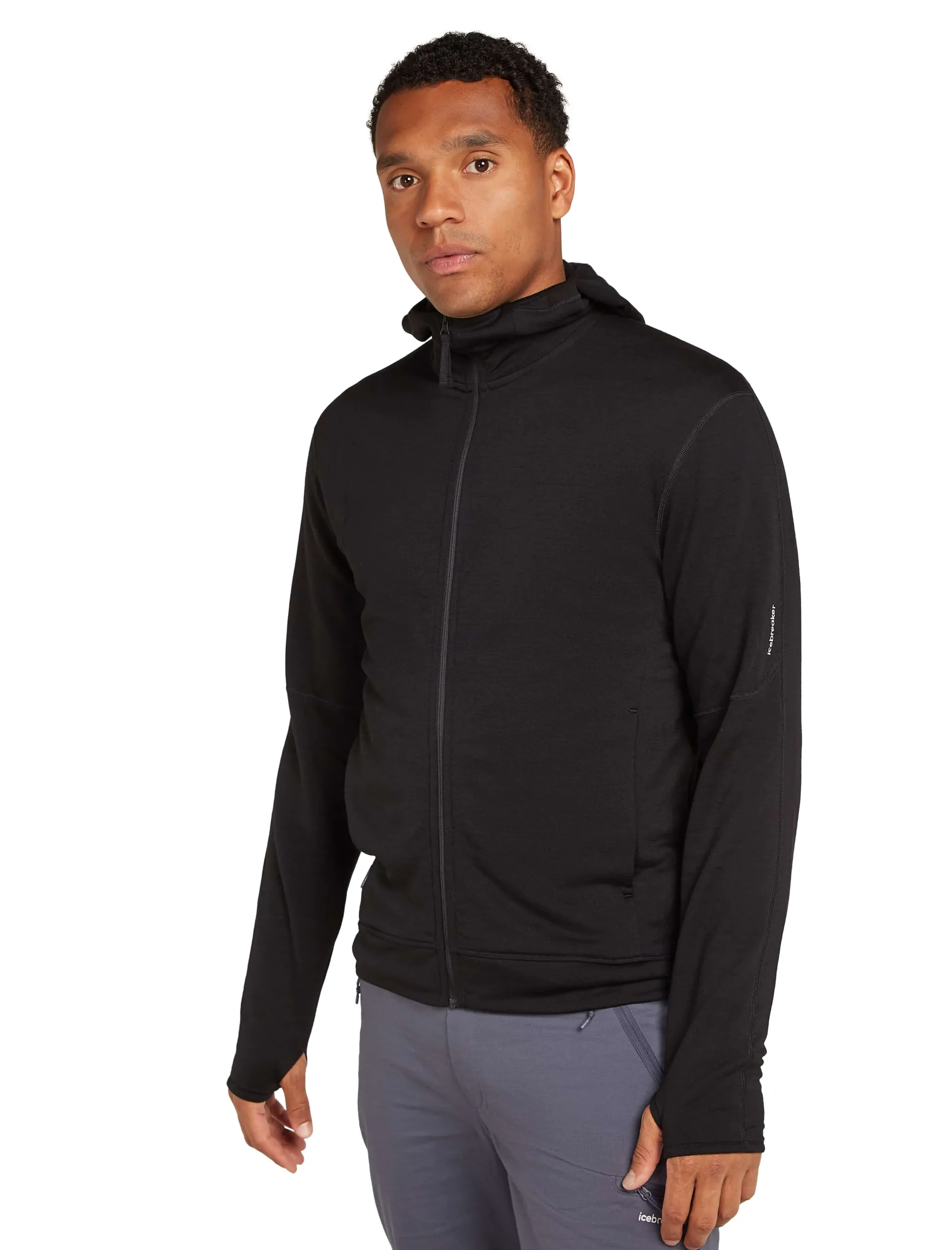 360 Realfleece Elemental LS Ziphood Black