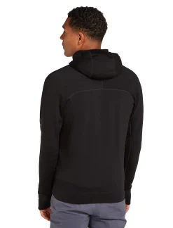 360 Realfleece Elemental LS Ziphood Black