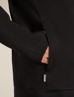 360 Realfleece Elemental LS Ziphood Black