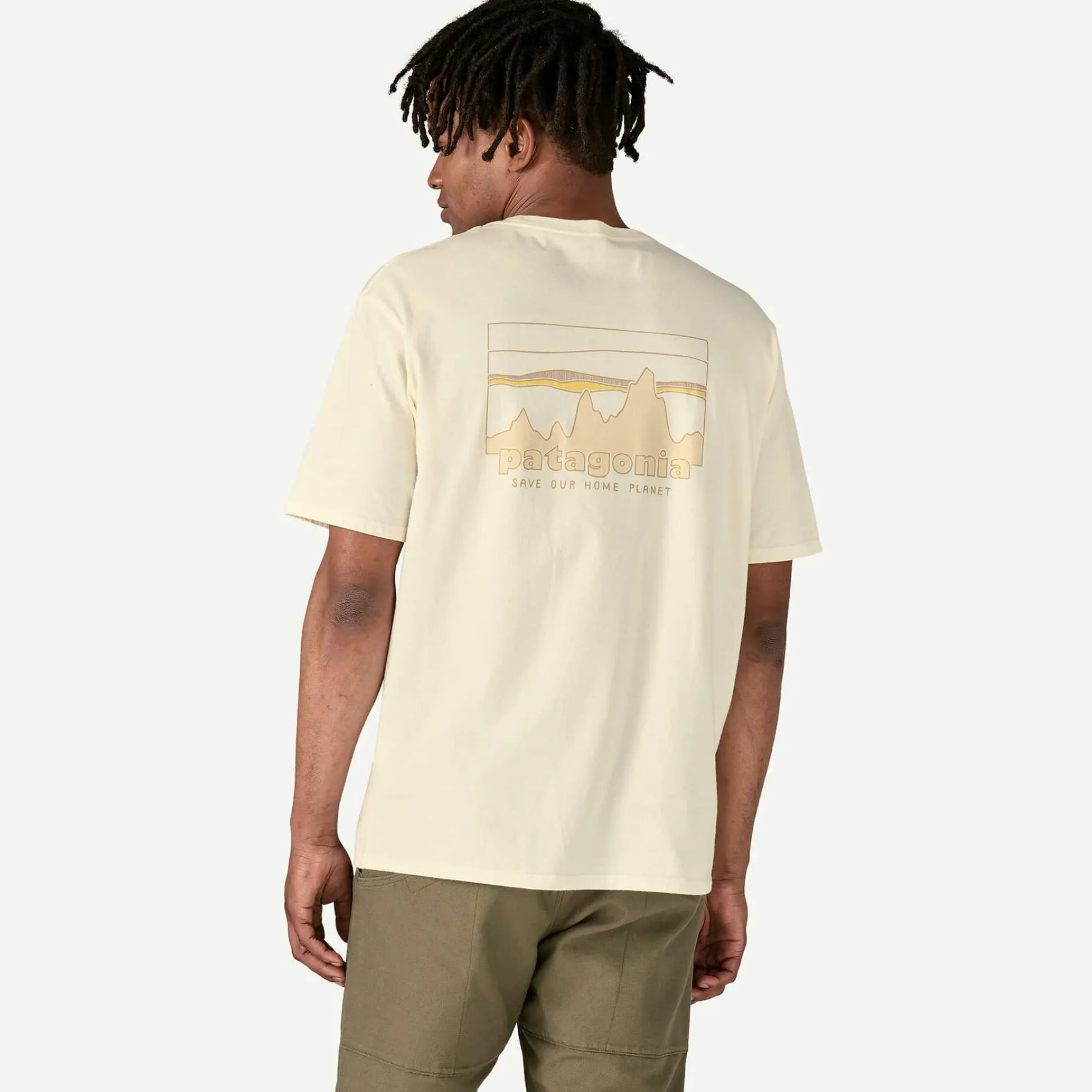 73 Skyline Organic T-Shirt - Birch White