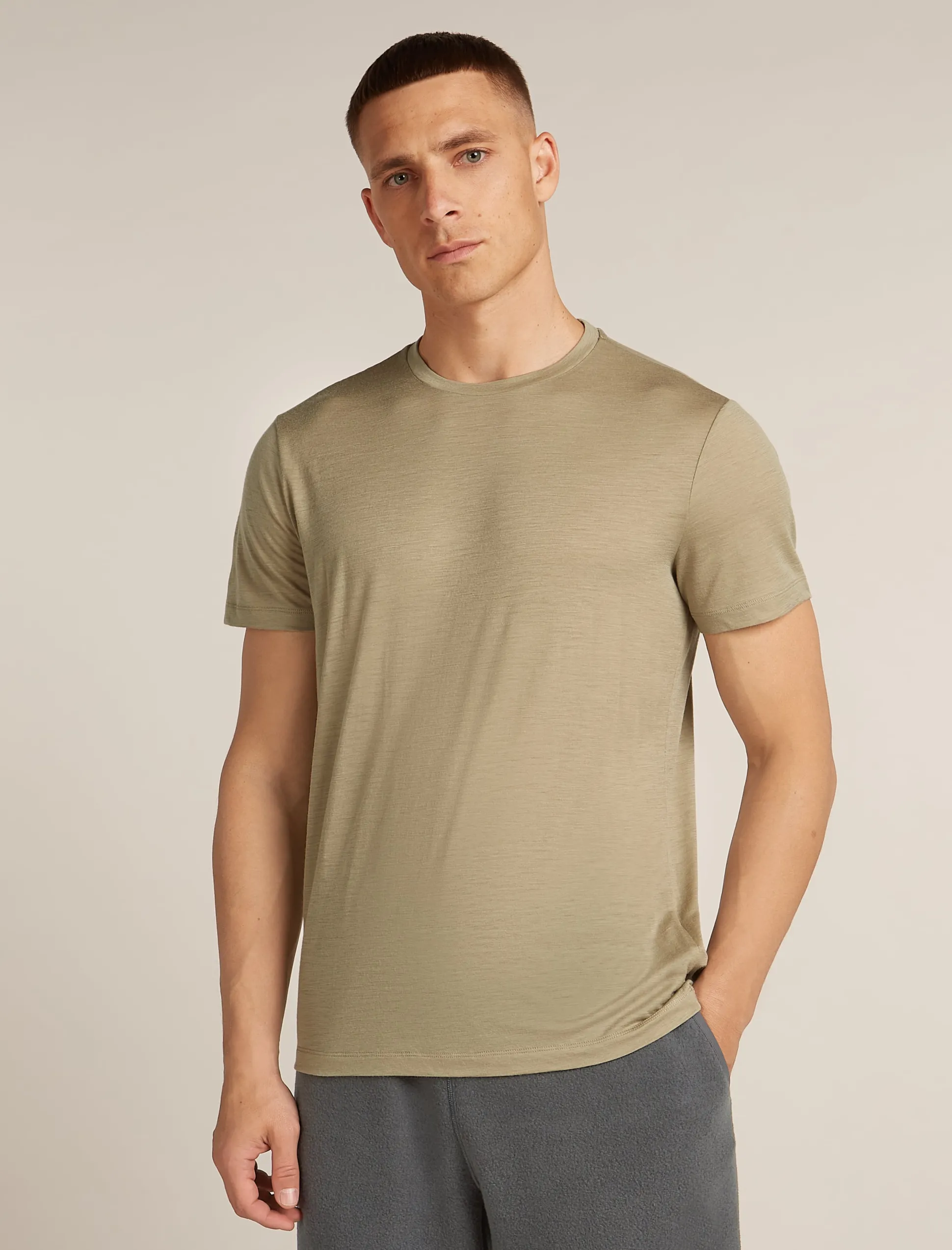 150 Tech Lite SS Tee Flagstone