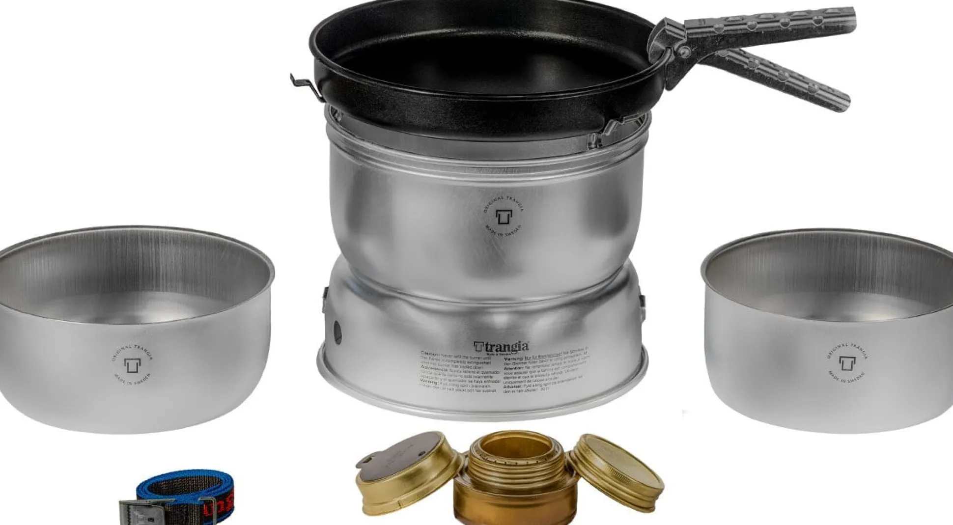 25-23 UL/Duossal Sturmkocher groß mit Non-Stick Pfanne, Spiritus