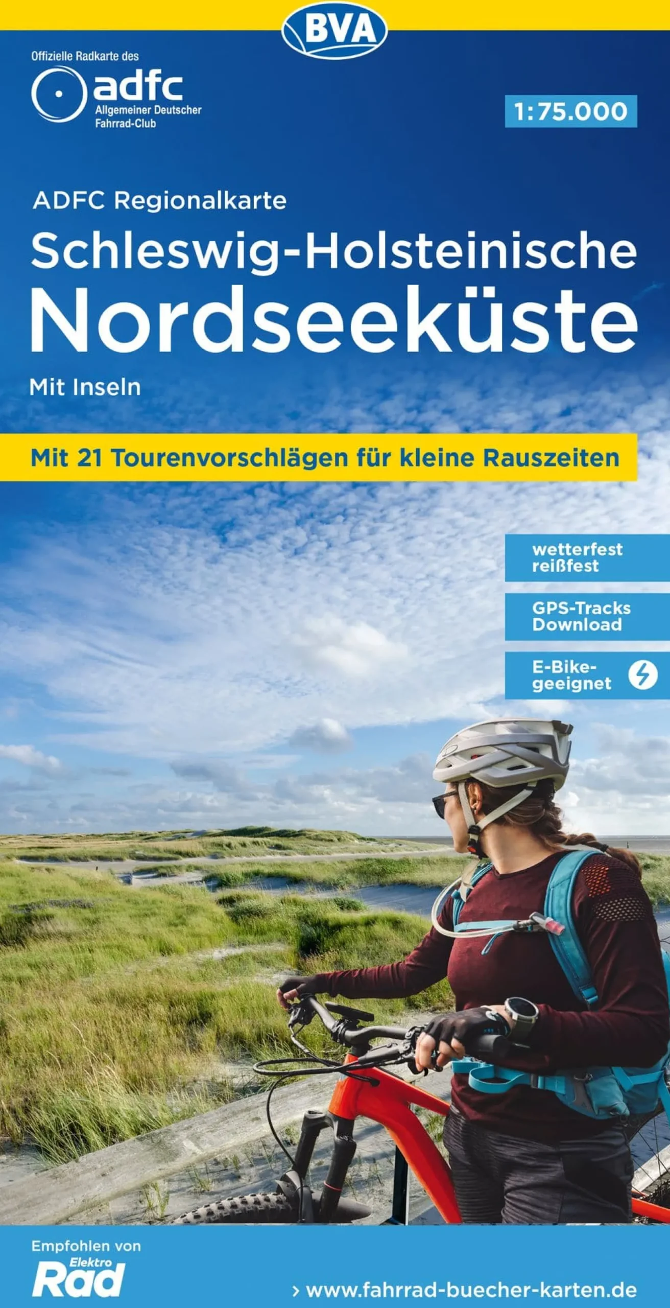 ADFC Regionalkarte Schleswig Holstein