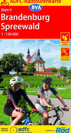 ADFC-Radtourenkarte 9 Brandenburg Spreewald