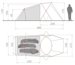 Allround Chapel XT 3P Agave