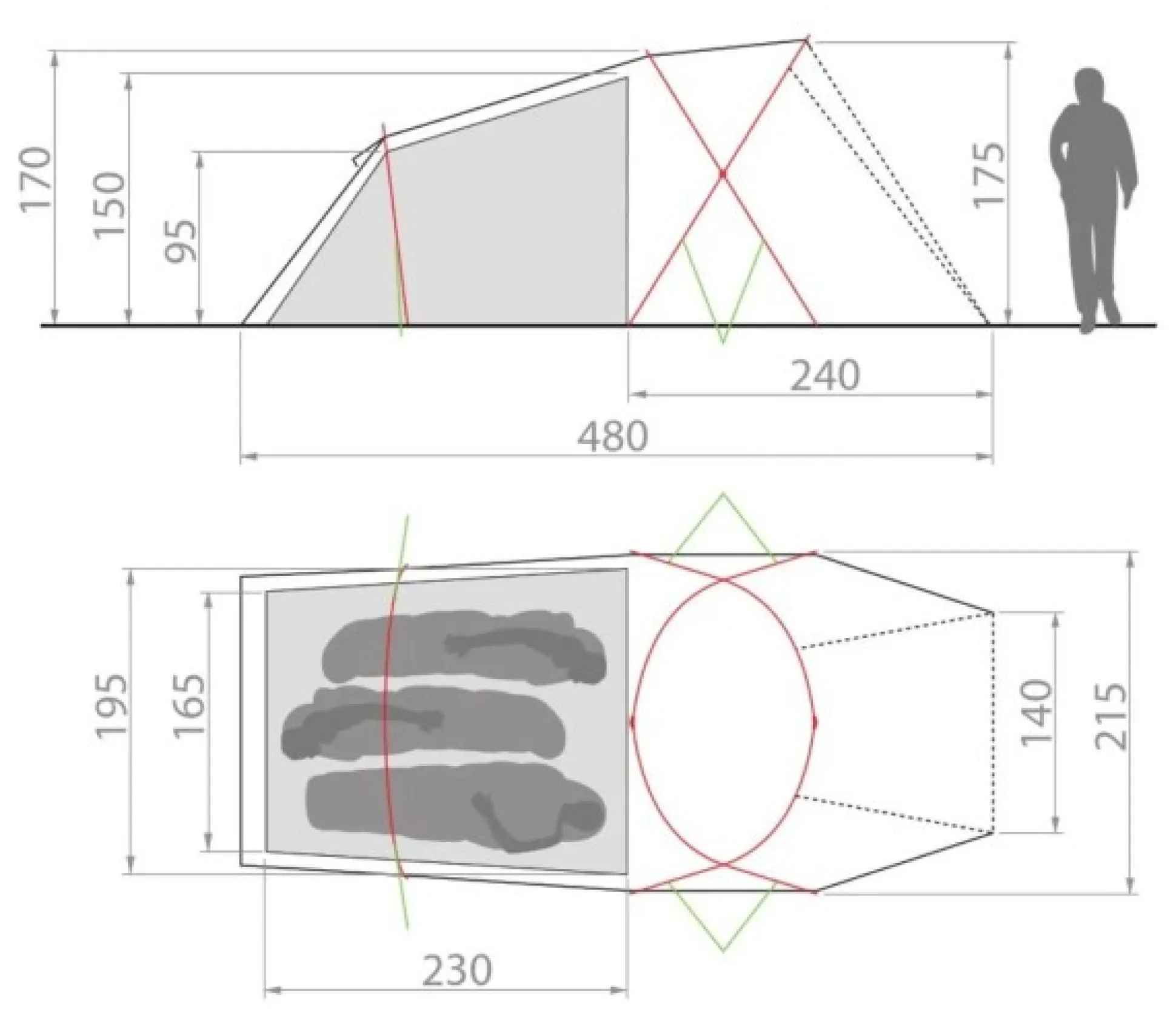 Allround Chapel XT 3P Agave