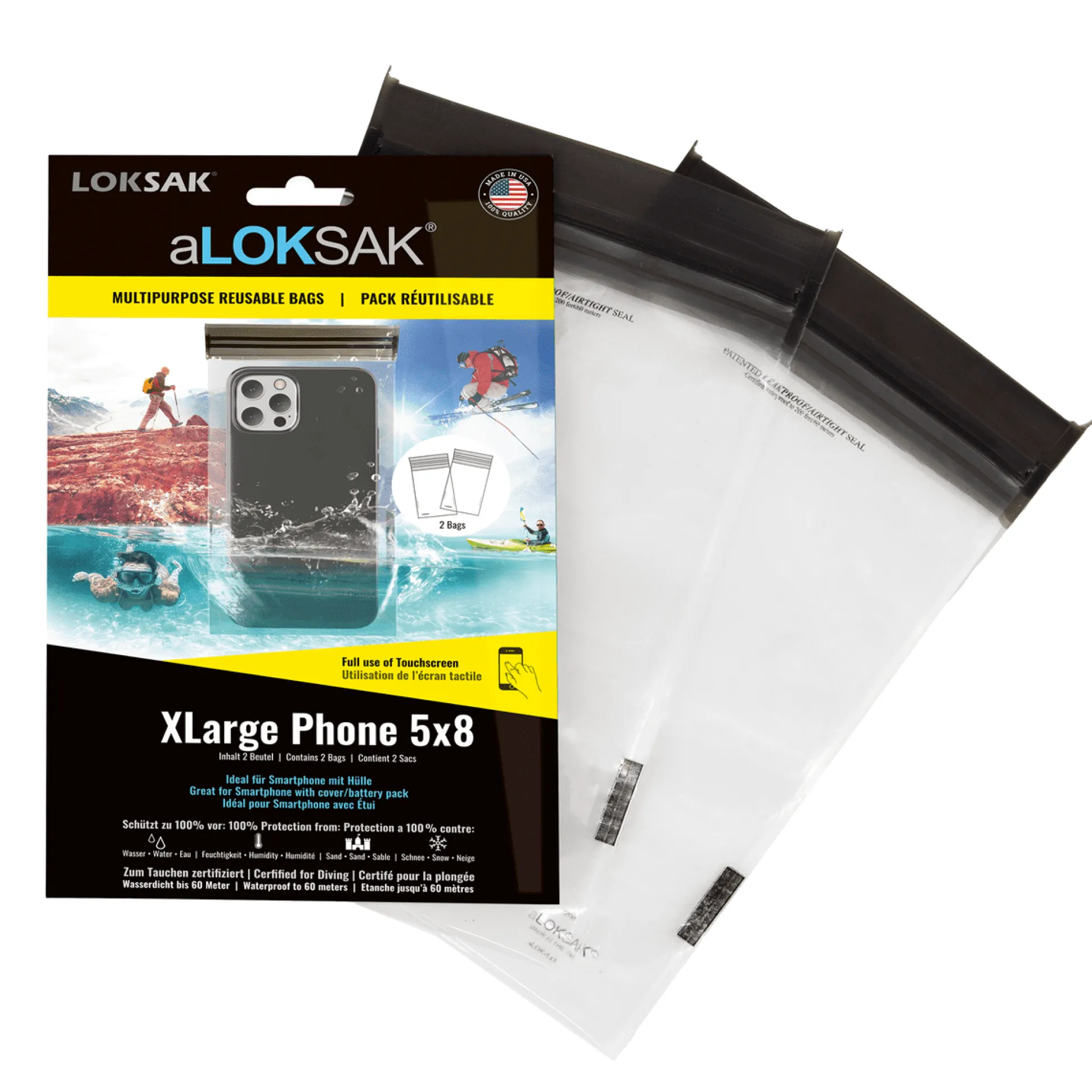 aLOKSAK 5x8 2Stk (12,1 x 20,3 cm)
