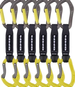 Alpha Sport QD Expressset 6 Pack - titanium/lime