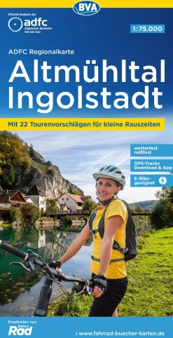 Altmühltal / Ingolstadt Fahrradkarte