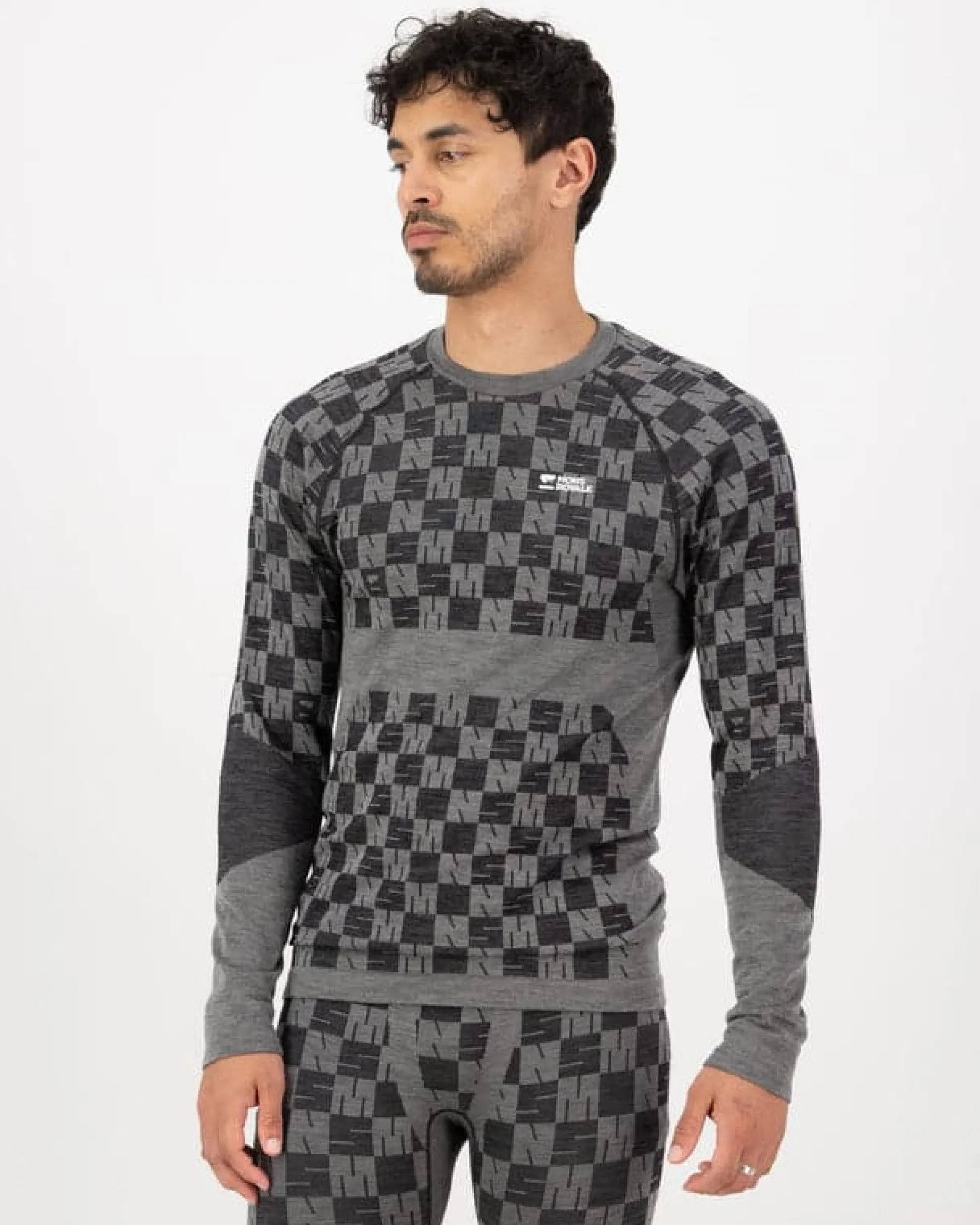Ascender Seamless LS Dried Sage/Black