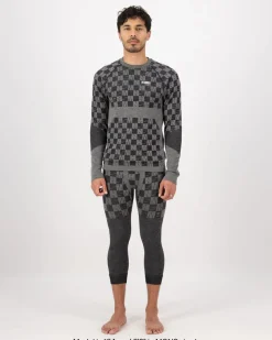 Ascender Seamless LS Dried Sage/Black