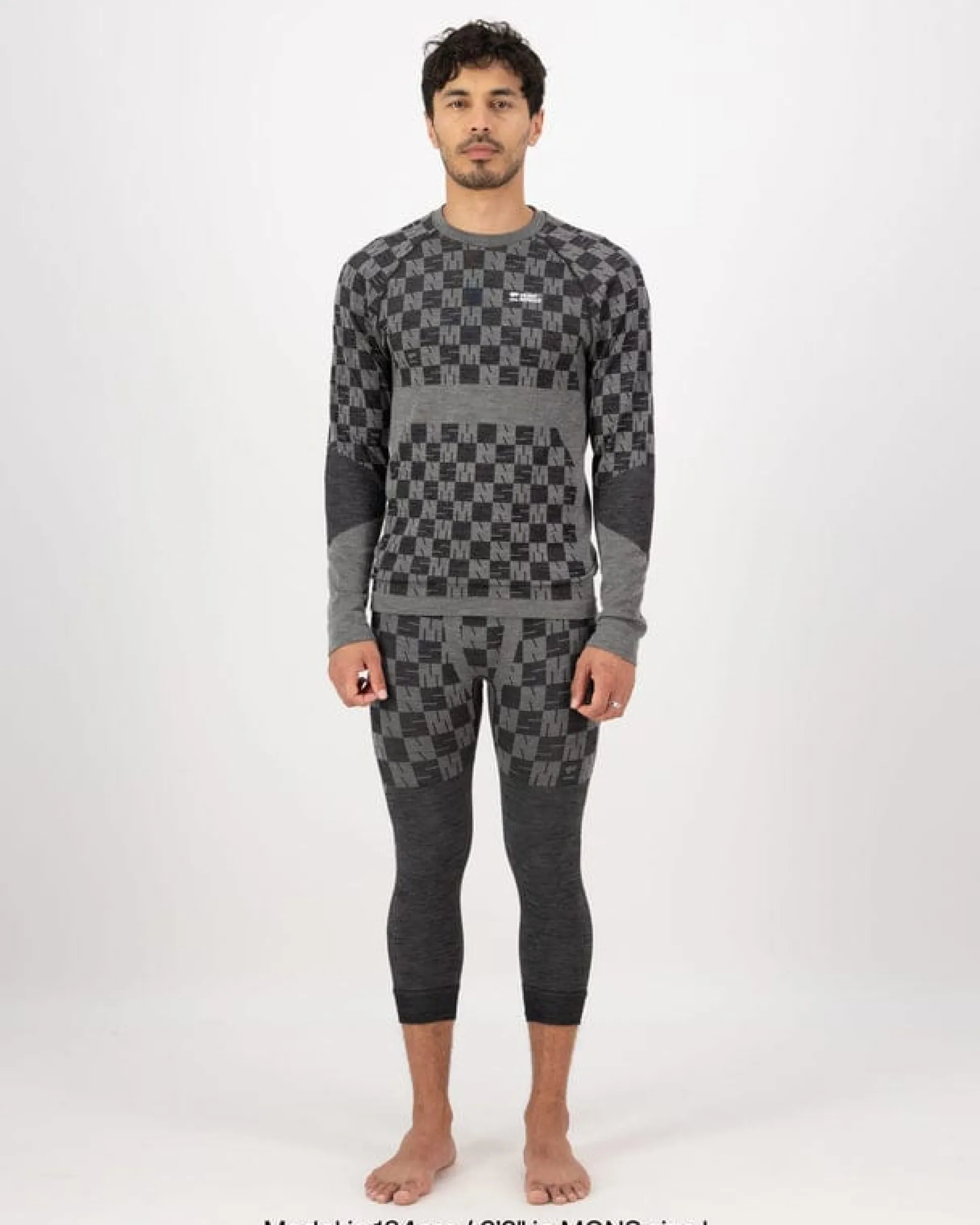 Ascender Seamless LS Dried Sage/Black