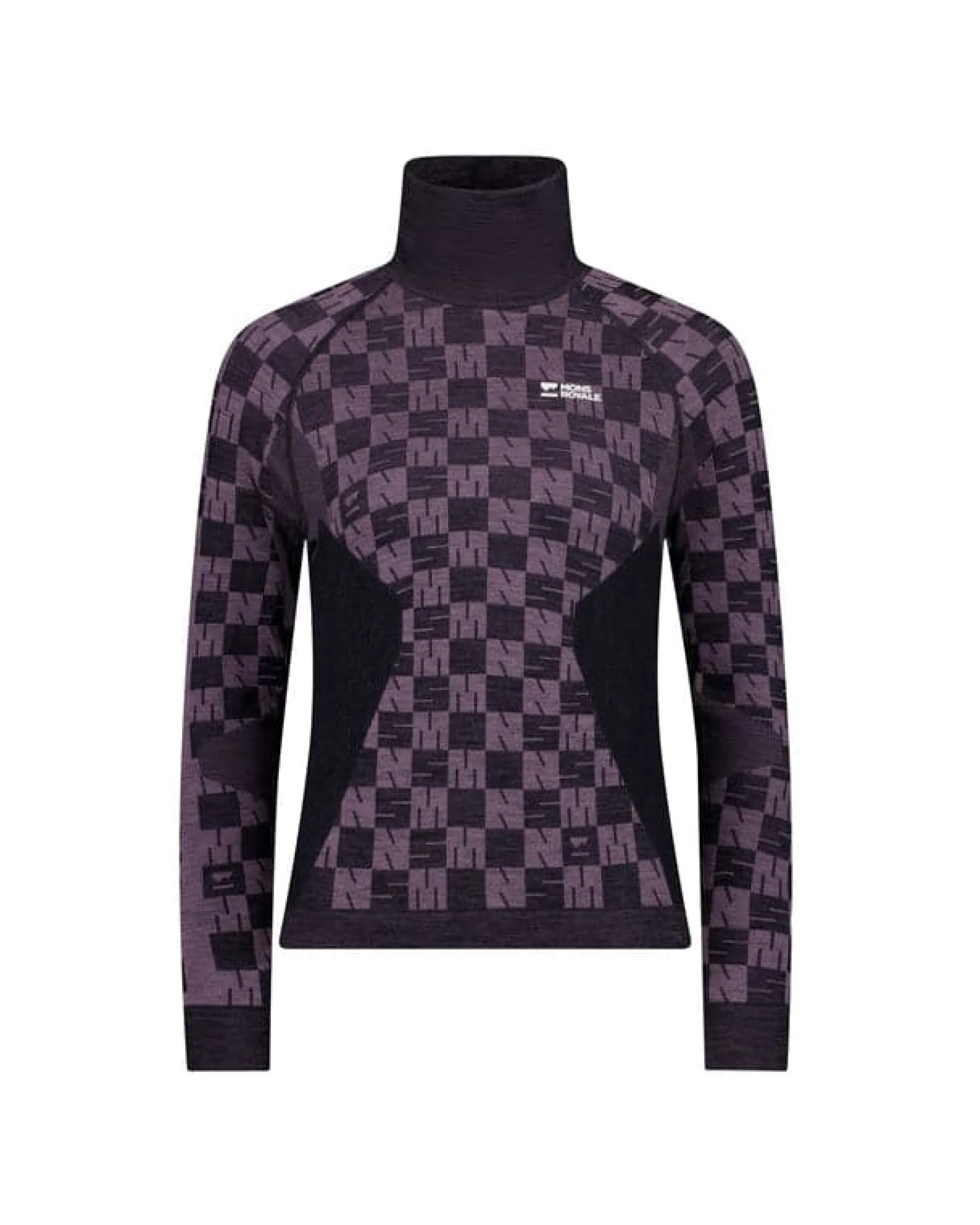 Ascender Seammock Neck LS W Mauve/Black