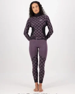 Ascender Seammock Neck LS W Mauve/Black