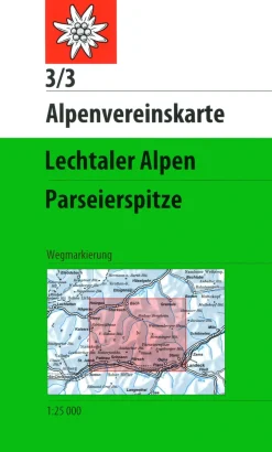 AV Karte 3/3 - Lechtaler Alpen, Parseierspitze