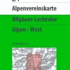 AV-Karte 2/1 - Allgäuer-Lechtaler Alpen West