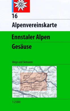 AV-Karte 16 - Ennstaler Alpen-Gesäuse