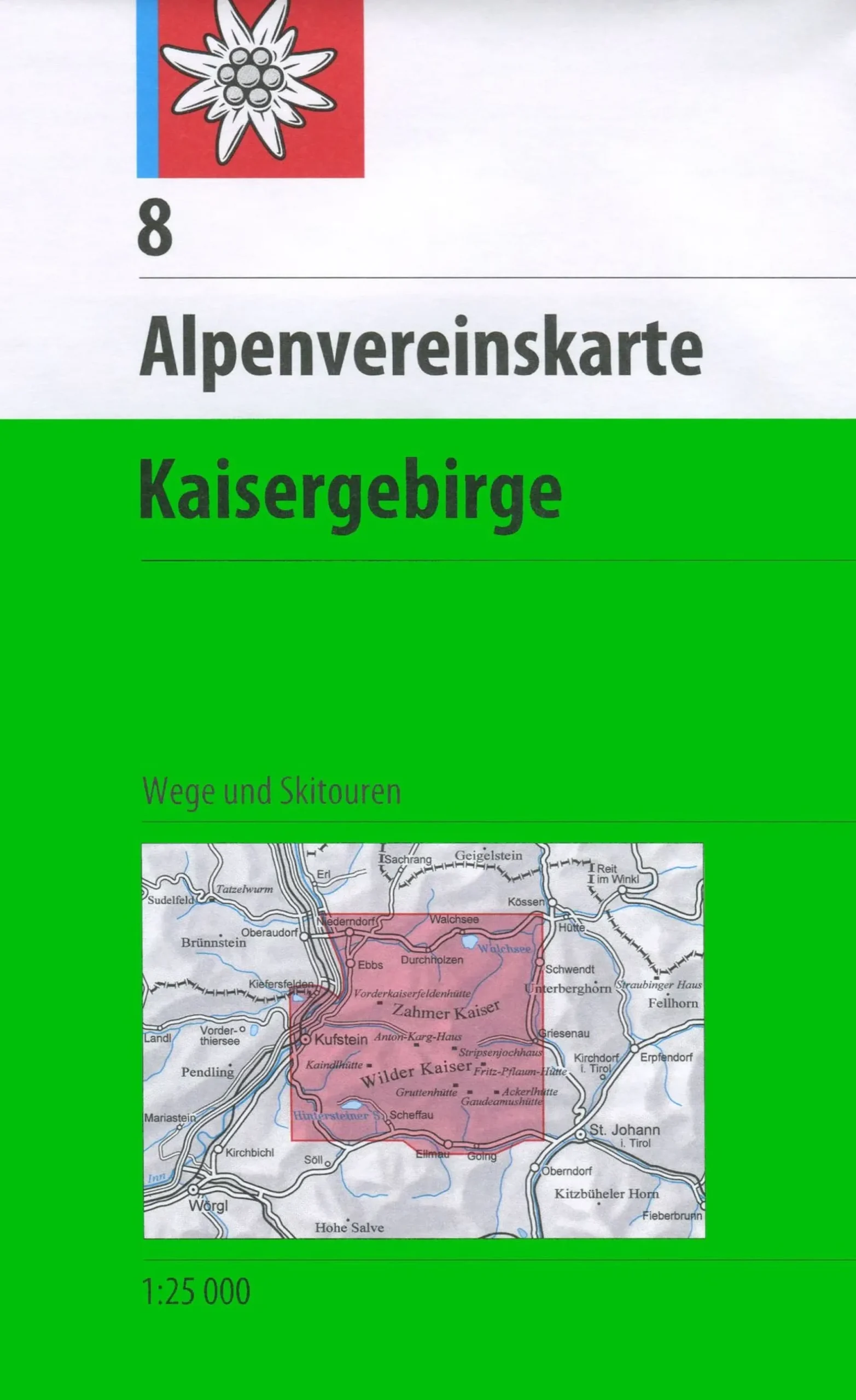 AV-Karte 8 - Kaisergebirge
