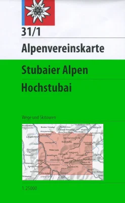 AV-Karte 31/1 - Stubaier Alpen, Hochstubai