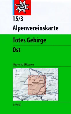 AV-Karte 15/3 - Totes Gebirge Ost