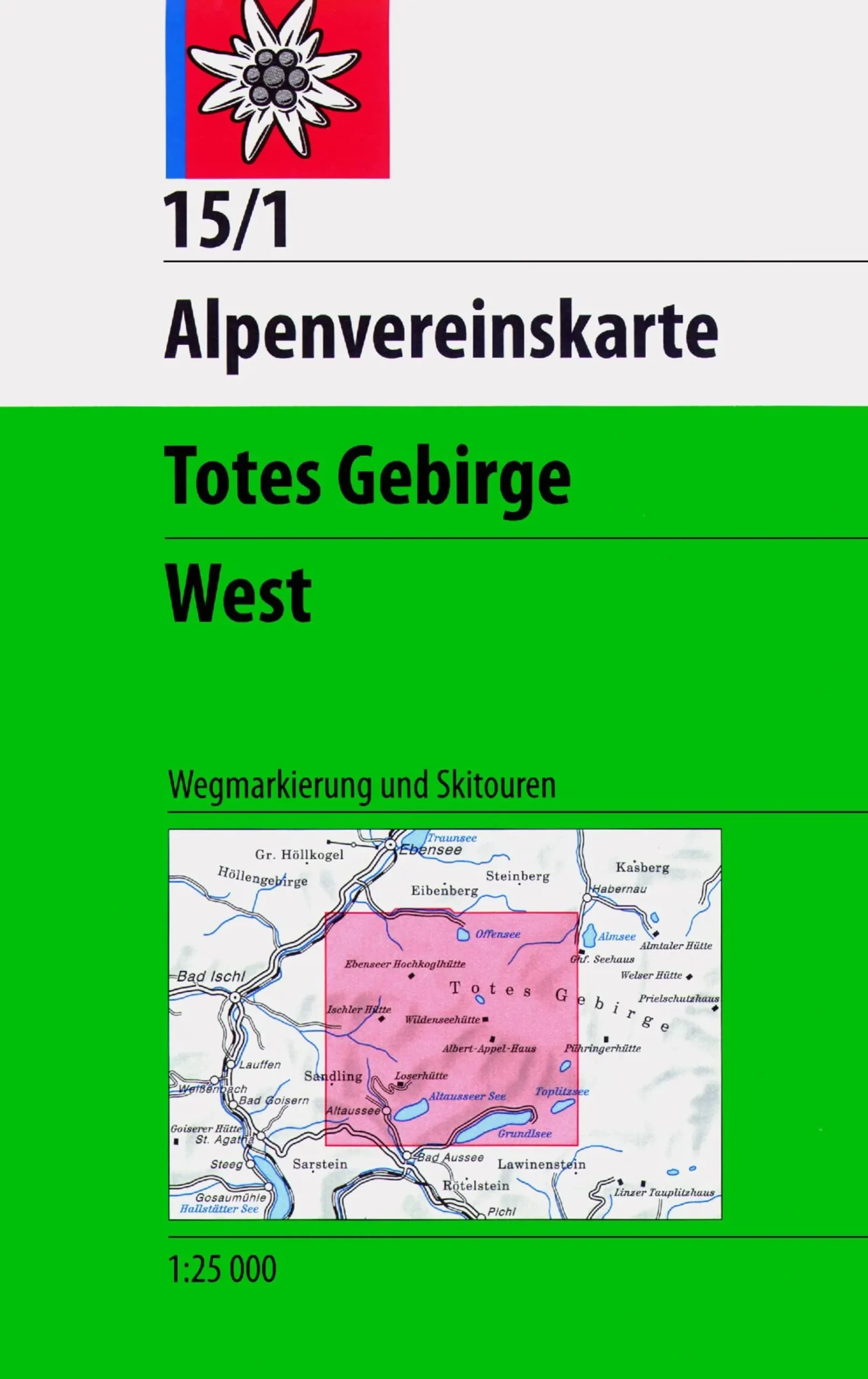 AV-Karte 15/1 - Totes Gebirge West