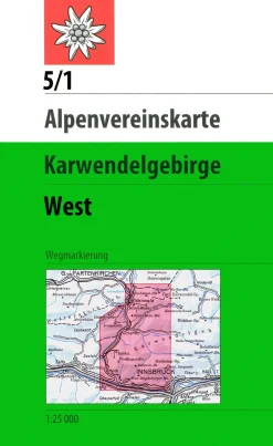 AV-Karte 5/1 Karwendelgebirge West