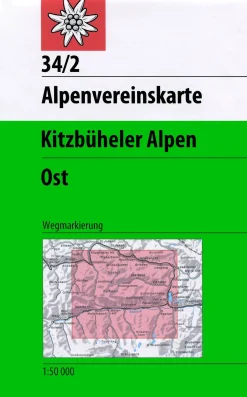 AV-Karte 34/2 Kitzbühler Alpen, Ost