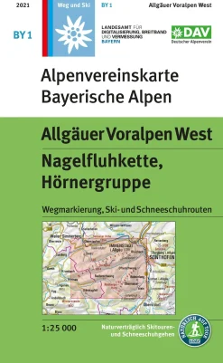 AV-Karte BY 1 - Allgäuer Voralpen West