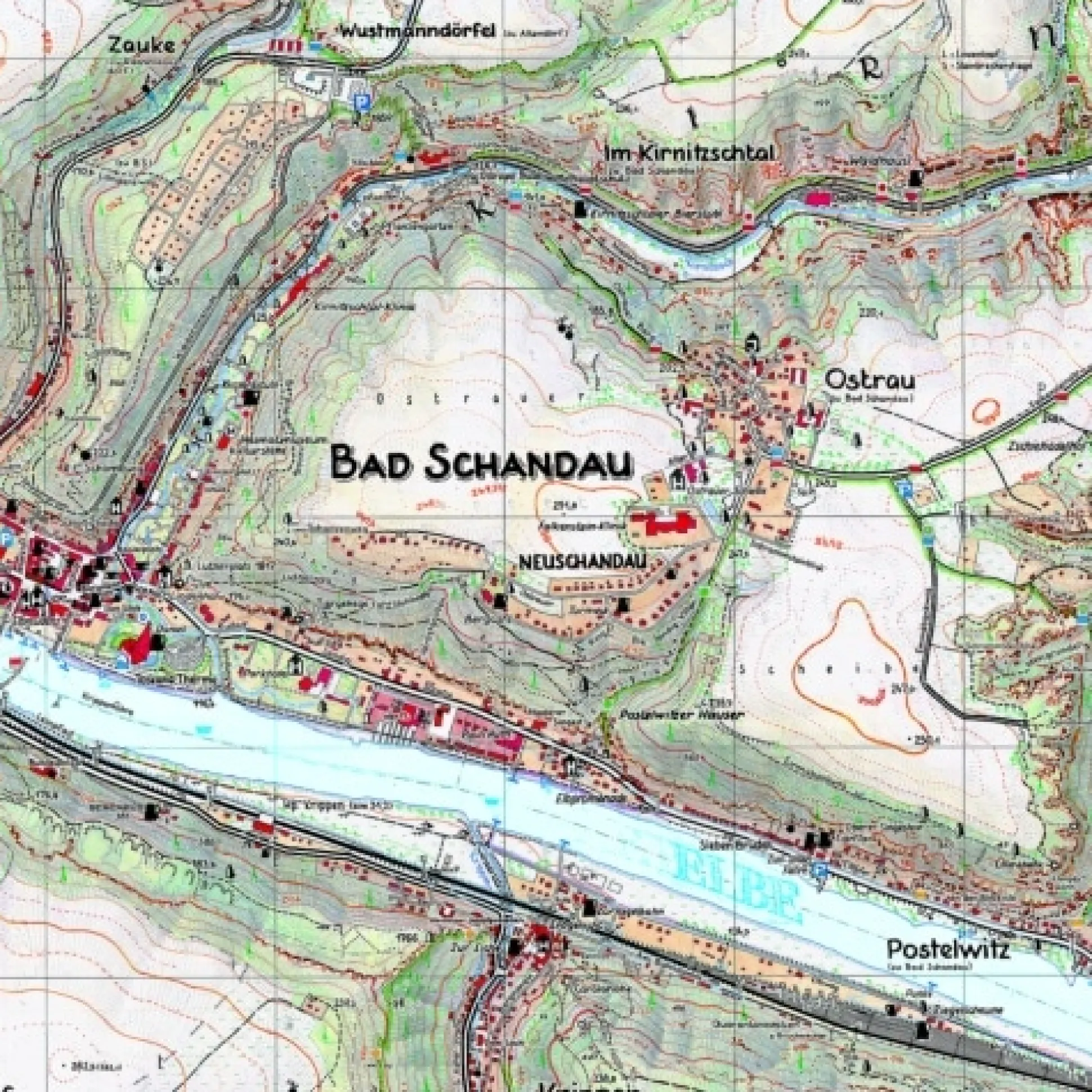 Bad Schandau und Umgebung 1:10.000