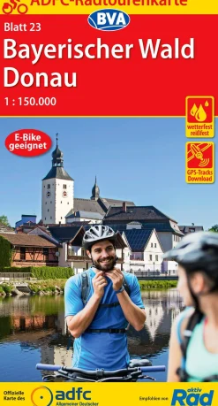 Bayerischer Wald / Donau Fahrradkarte