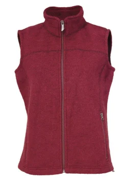 Beata Vest W Deep Red