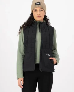 Canyon Merino Insulated Vest W Black