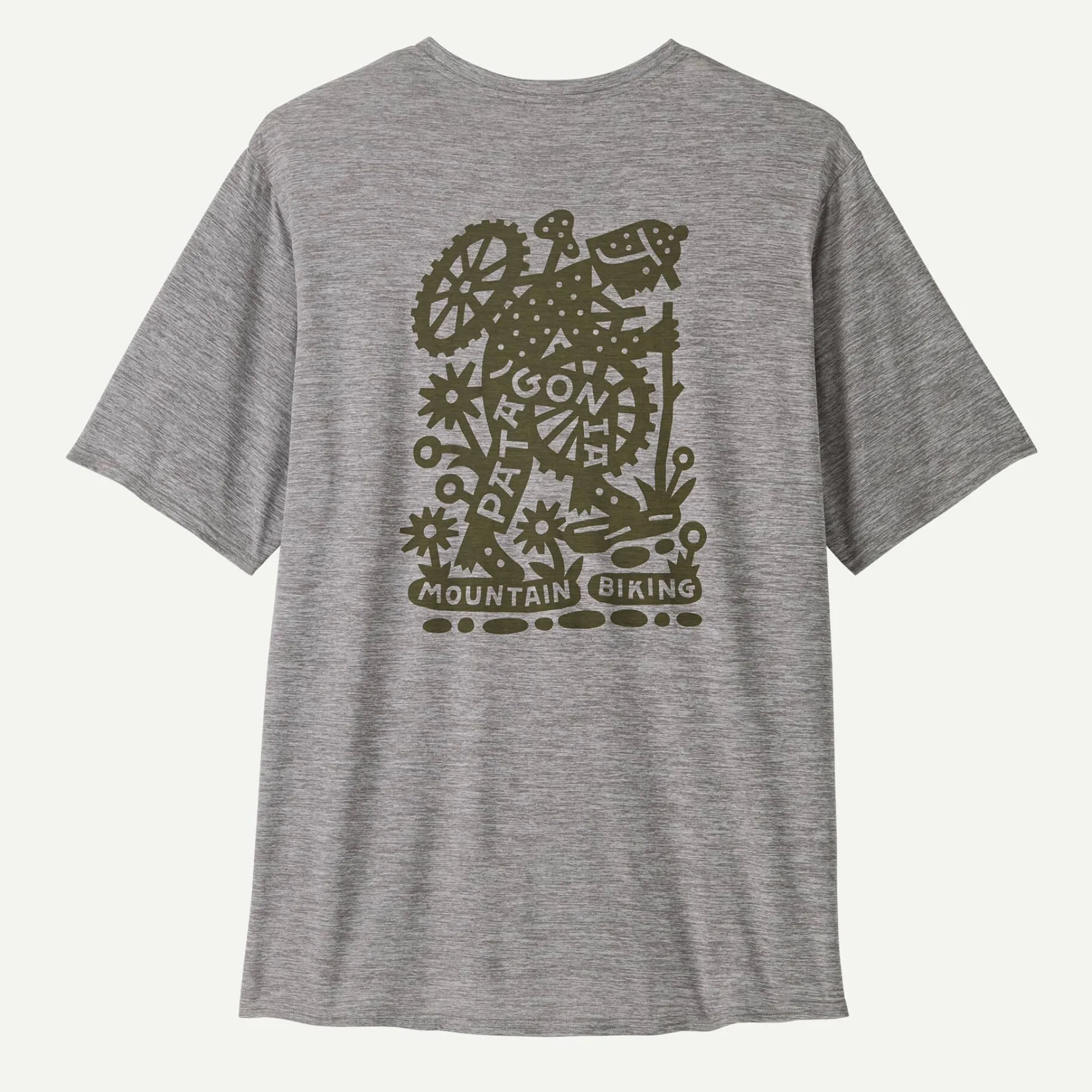 Capilene Cool Daily Graphic Shirt - Feather Grey