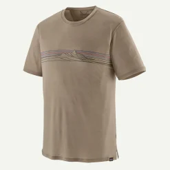 Capilene Cool Merino Blend Graphic Shirt - Seabird Grey