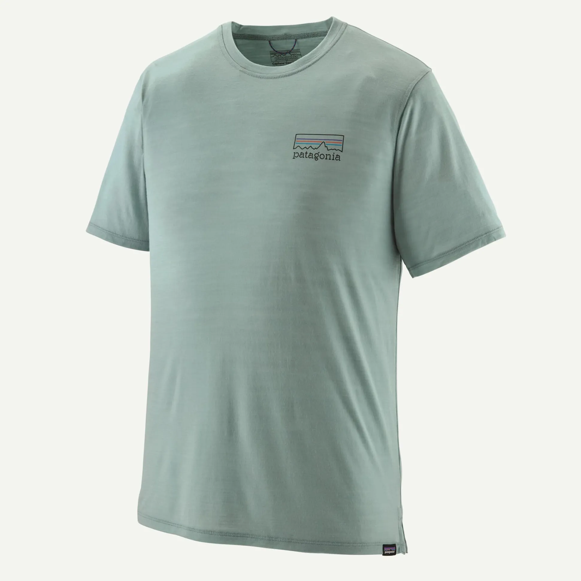 Capilene Cool Merino Blend Graphic Shirt - Thermal Blue