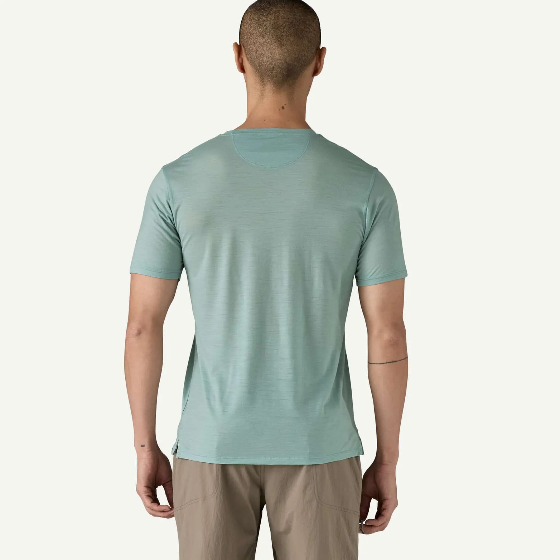 Capilene Cool Merino Blend Graphic Shirt - Thermal Blue