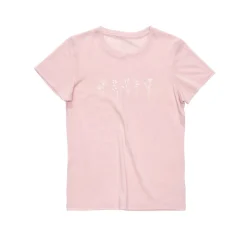 Classic Flower Tee W Chalk Pink