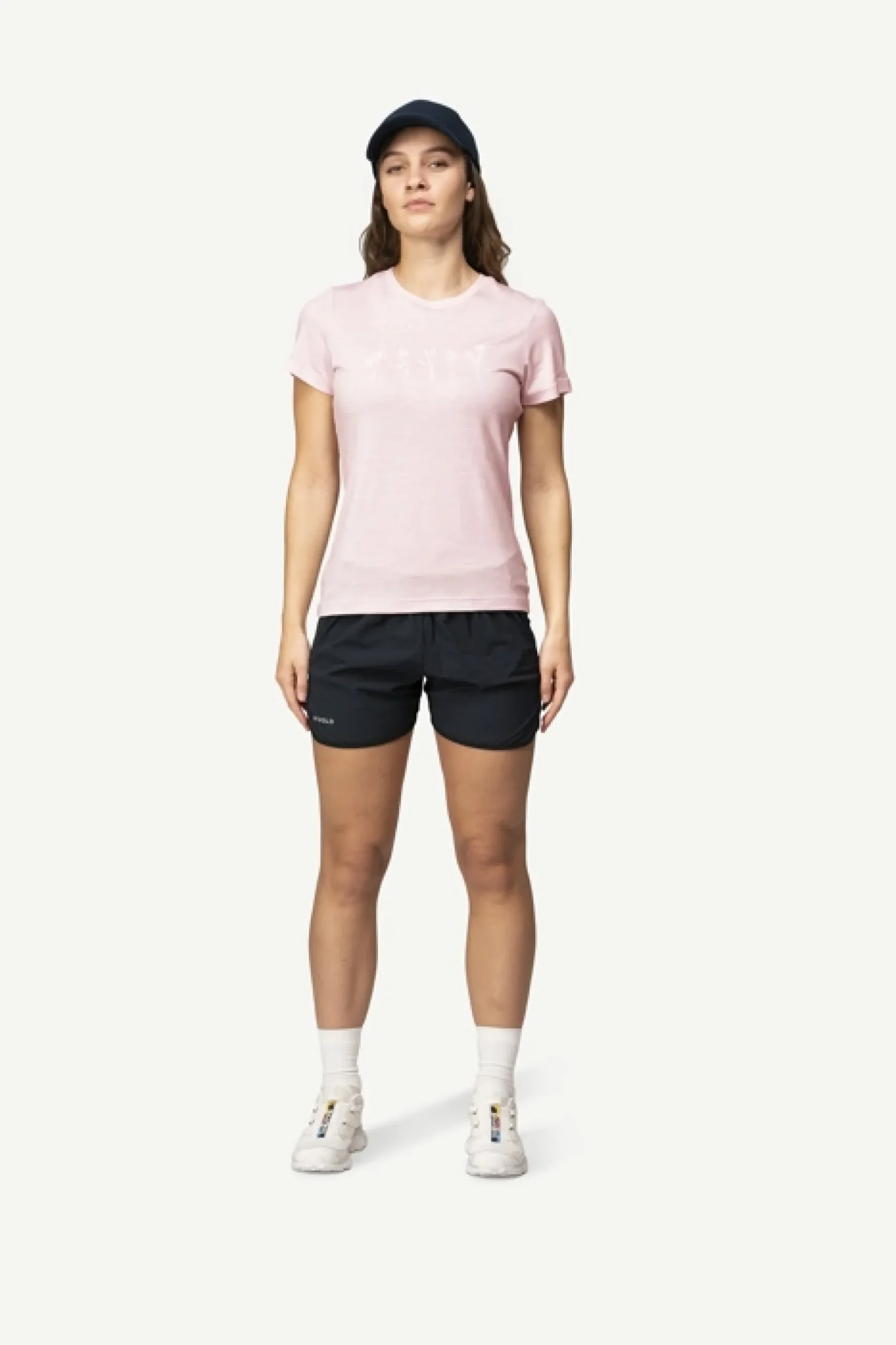 Classic Flower Tee W Chalk Pink