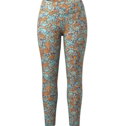 Classic Thermal Base Layer Bottom Women - Pacific Blue Floral