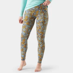 Classic Thermal Base Layer Bottom Women - Pacific Blue Floral