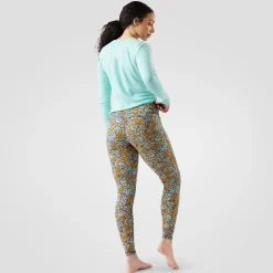 Classic Thermal Base Layer Bottom Women - Pacific Blue Floral