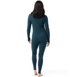 Classic Thermal Merino Base Layer W 1/4 Zip -Twilight Blue