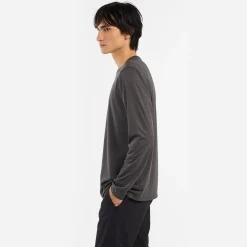 Cormac Crew LS Black Heather