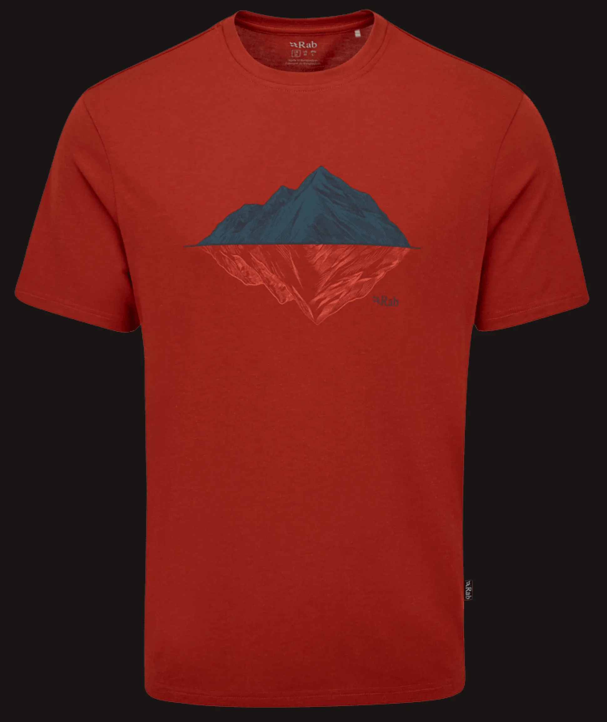 Crimp Reflection Tee Tuscan Red